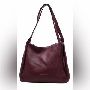 Kate Spade Burgundy Leather Shoulder Bag